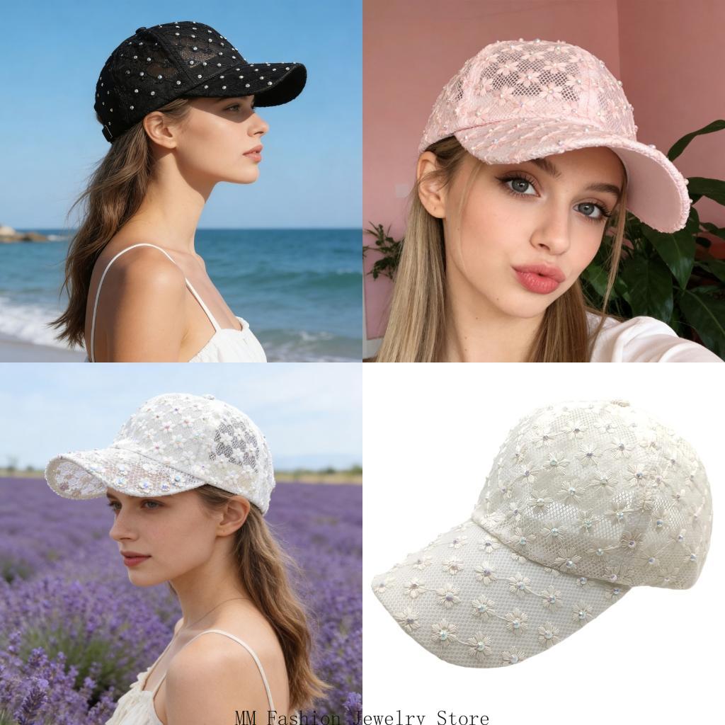 Outdoor Adventure Outfit - قبعة بيسبول متعددة الأغراض بطبعة زهور،