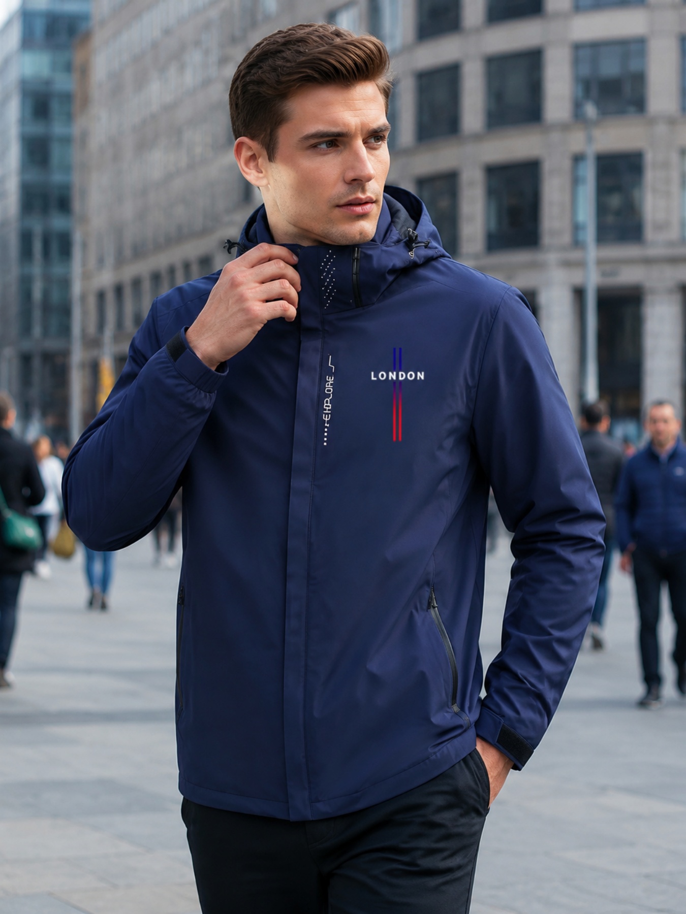 Outdoor Adventure Outfit - جاكيت ربيعي للأنشطة الخارجية بسحاب -