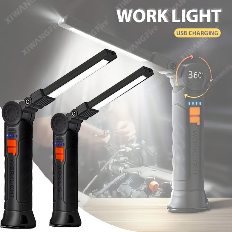 Outdoor Adventures - مصباح يدوي LED قابل لإعادة الشحن