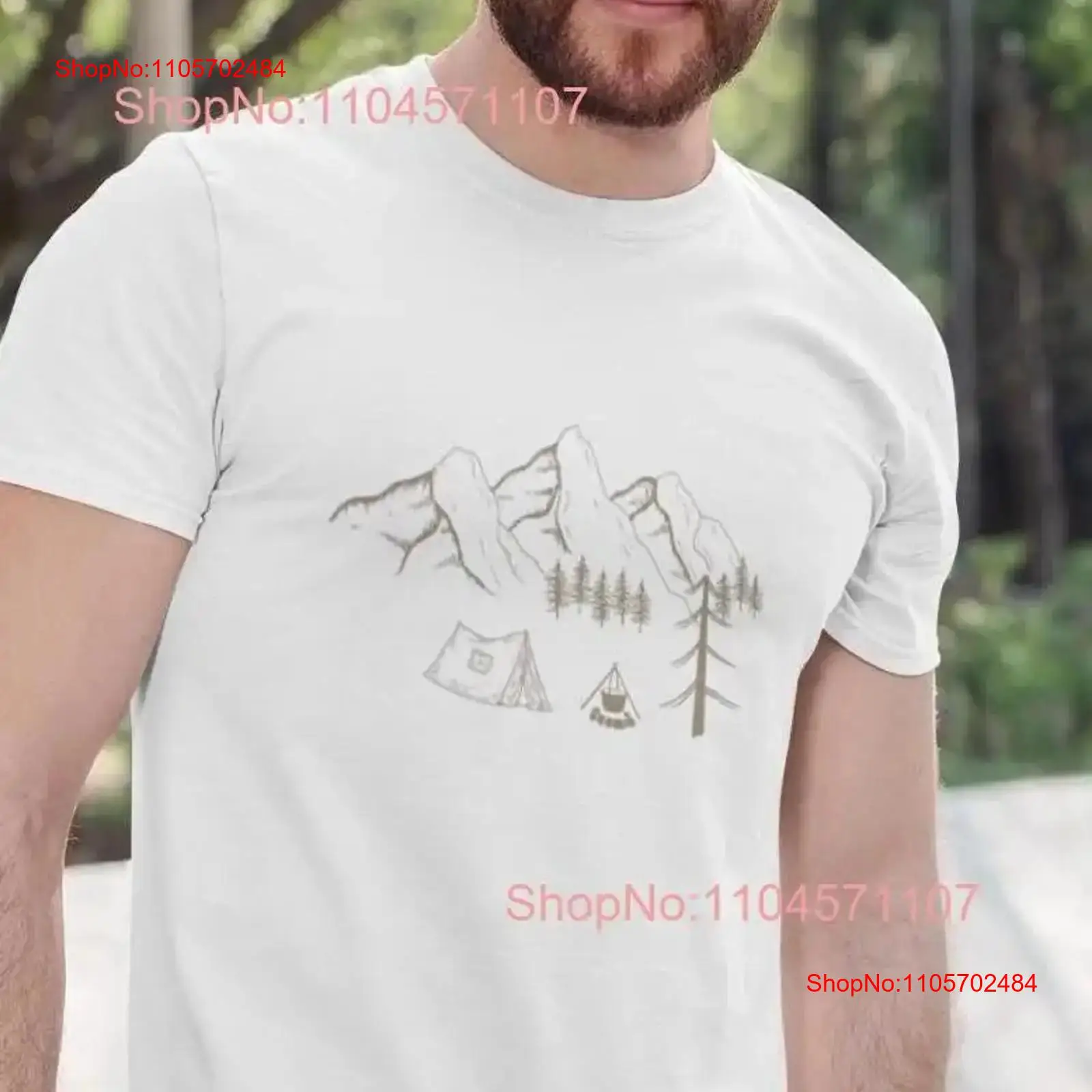 Outdoor Adventure Outfit - تي شيرت للتخييم في الجبال، ملابس