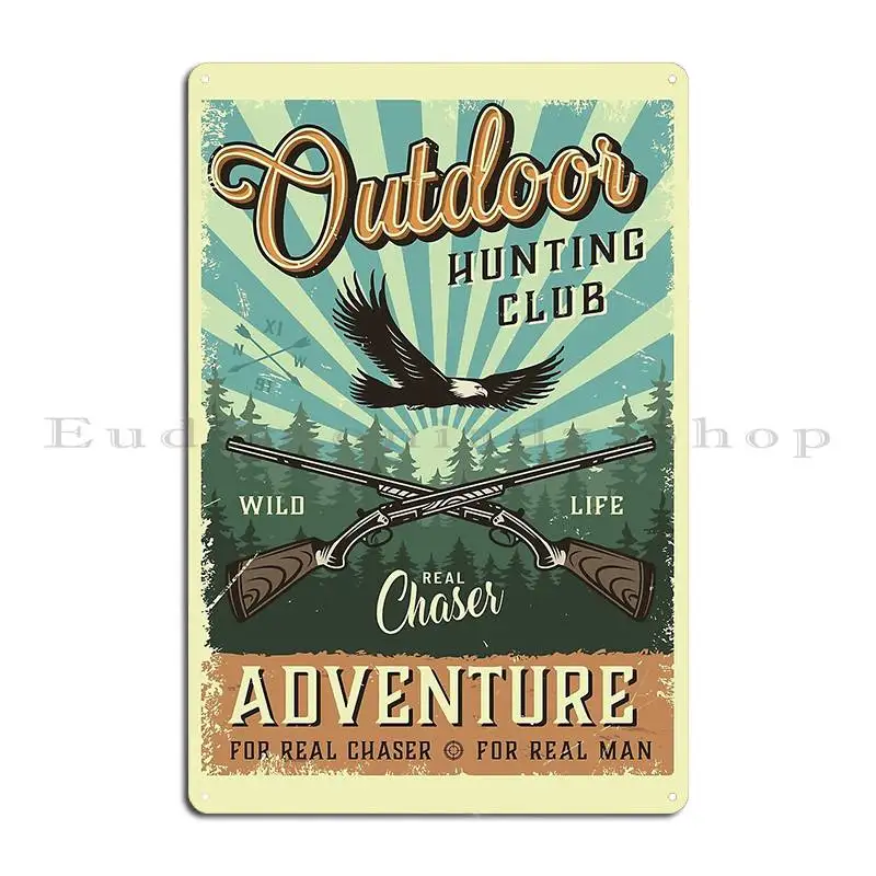 لوحة معدنية مخصصة بتصميم عتيق  - مراجعة Outdoor Adventure Club وسعره