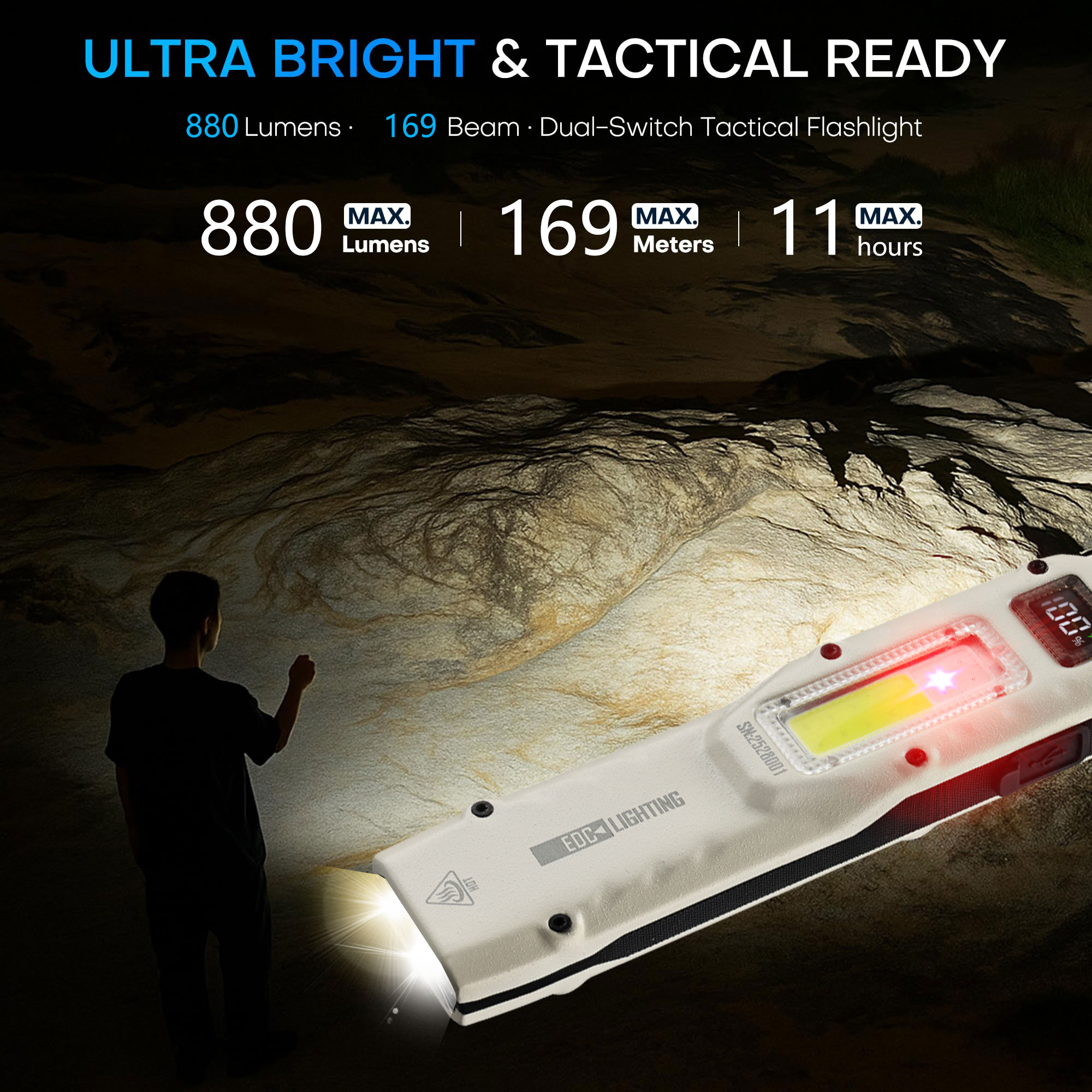 المحمولة 880LM YEMAO M28 رقيقة - مراجعة Outdoor Adventures وسعره
